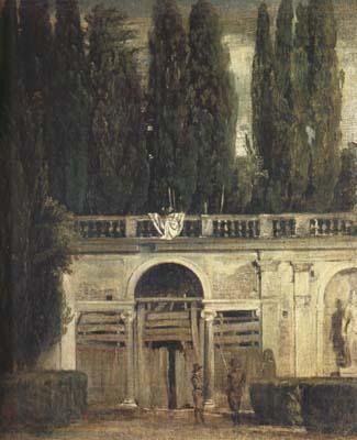 Diego Velazquez Villa Medici in Rome (Facade of the Grotto-Logia) (df01) Norge oil painting art